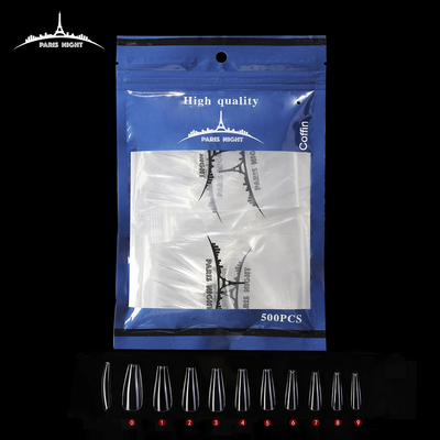 Tips Soft Gel x 500u Surtidos Paris Night (bolsa azul)
