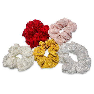 Scrunchies Encaje x Unidad