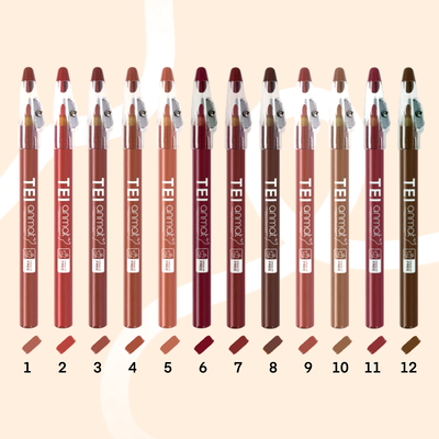 Lapiz Delineador de Labios con sacapuntas Lip Liner TEI