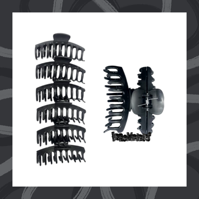 Broche Grande Negro Garra x Unidad