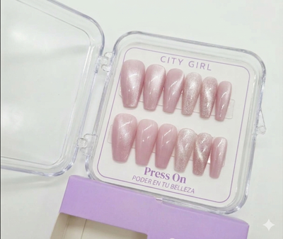 Uñas Press On Varios Modelos (12 Tips) City Girl