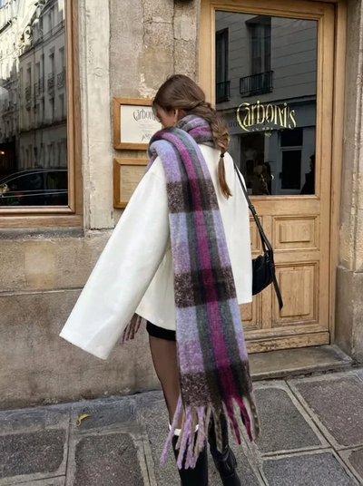 Bufanda Nube Maxi Cuadros (Varios colores)