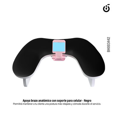 Apoya Mano Anatomico Cherimoya con soporte para celular