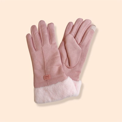 Guantes Gamuzada con pelo sintético