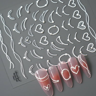Sticker 3D Perlas