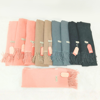 Bufanda Lisa Reversible con fleco