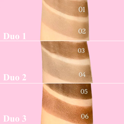 Sombra Duo para Cejas Brow Perfection Ruby Rose