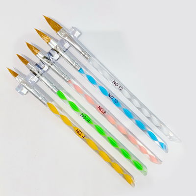 Pincel para acrílico x 5u Mango Repujador