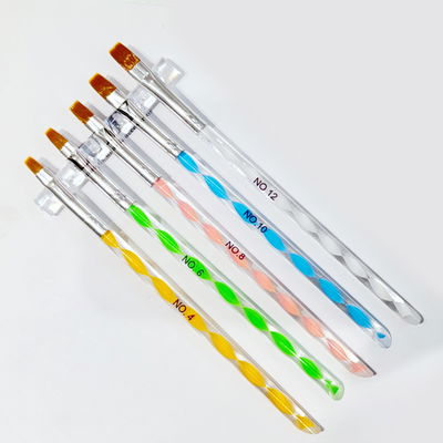 Pincel para gel x 5u Mango Repujador