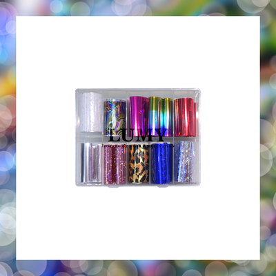 Foil para uñas en estuche Grande (Varios modelos)