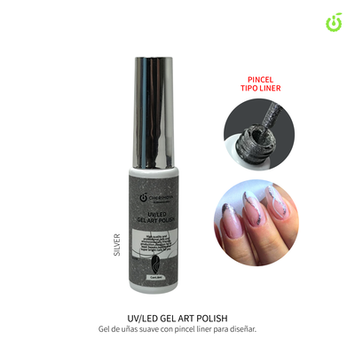Gel Art Polish con Liner Cherimoya