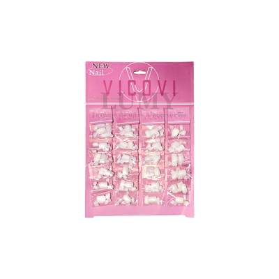 Uñas postizas para Pie sin pegamento x 24u