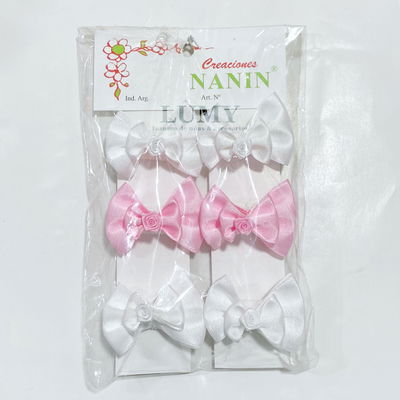 Colitas con Flores x 6u Nanin