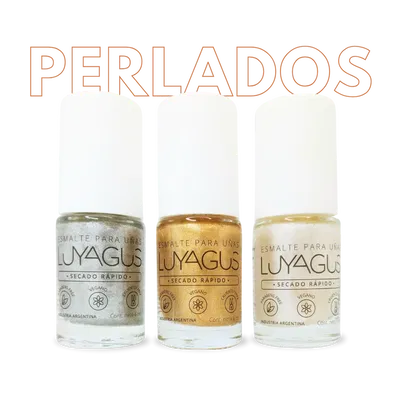 Esmaltes Tradicionales Perlados 6ml Luyagus