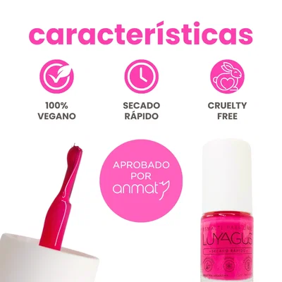 Esmaltes Tradicionales Cremosos 6ml Luyagus (Varios colores)