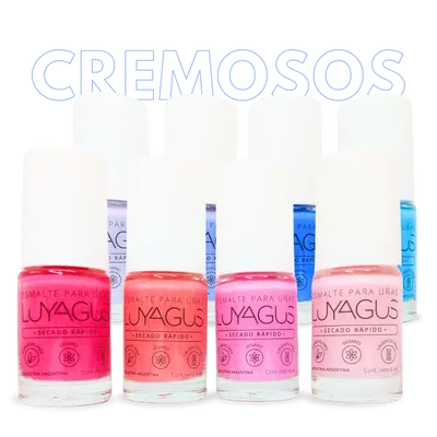 Esmaltes Tradicionales Cremosos 6ml Luyagus (Varios colores)