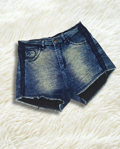 Short Blue Gastado