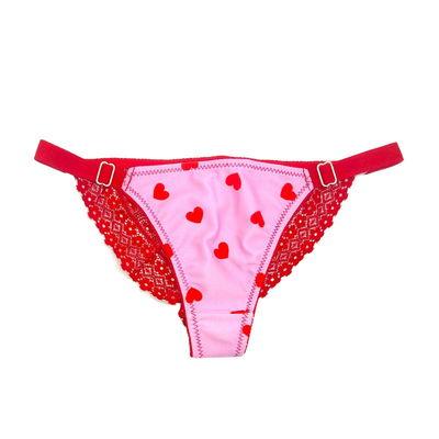 Colaless de Encaje y Corazones Regulable Sexitive