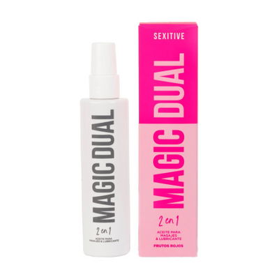 Gel lubricante y de masajes Magic Dual