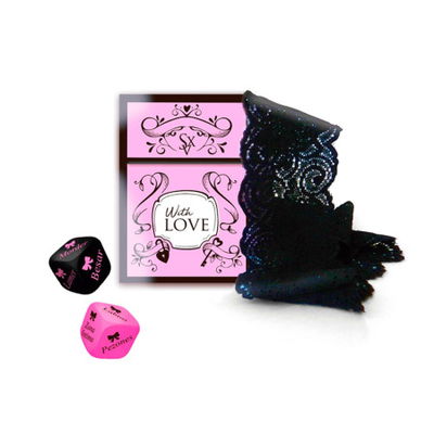 Antifaz encaje + juego dados Sexitive