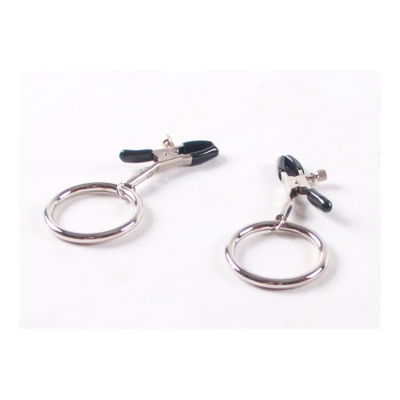 Pinza de pezones con anillo