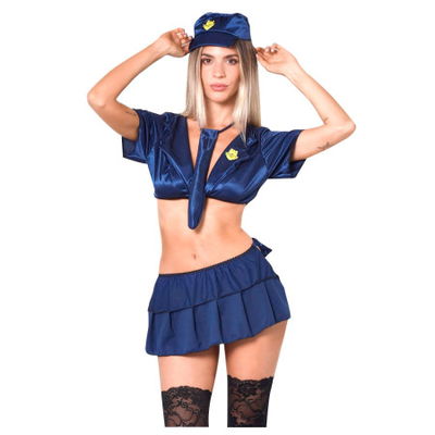 Disfraz Policia + medias