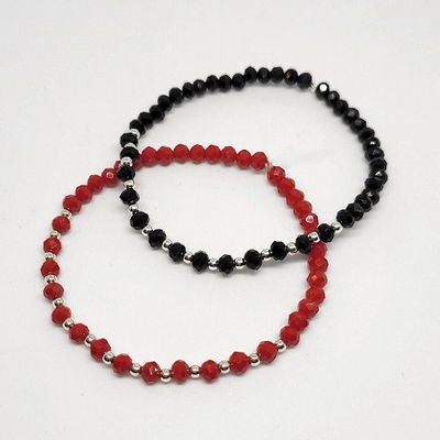 Pulsera TURÍN cristal y plata
