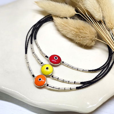 Pulsera Ojo de plata