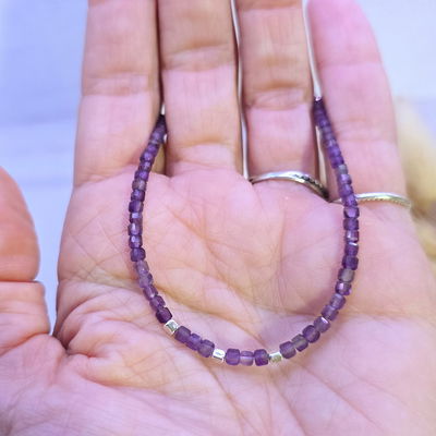 Choker Petra Amatista