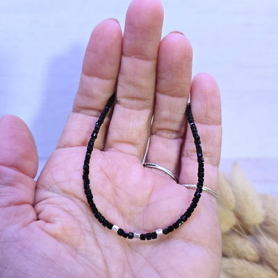 Choker Petra turmalina negra 