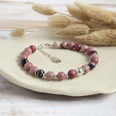 Pulsera Meli Rodonita 