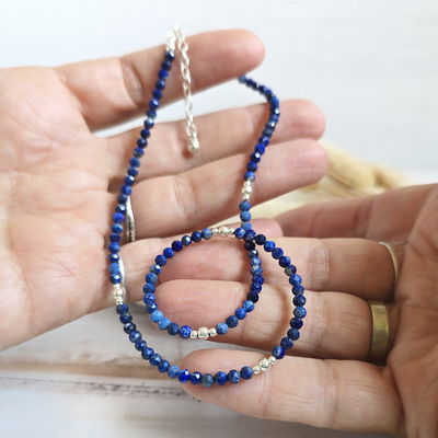 Choker Energía Lapislázuli 