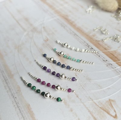 Choker Invisible piedras