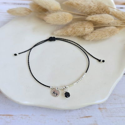 Pulsera Destello Negro