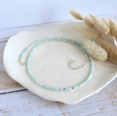 Choker Petra Amazonita