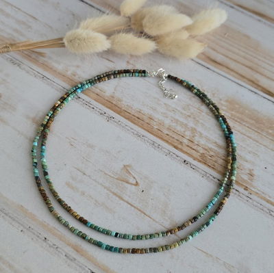 Choker doble piedra Turquesa