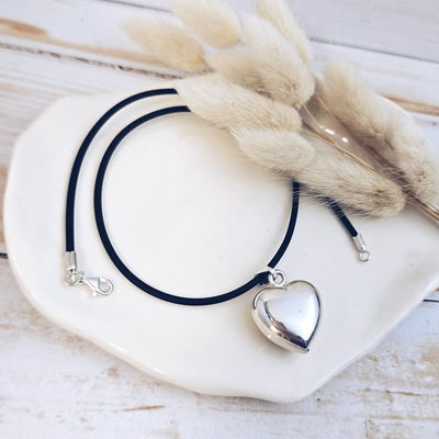 Choker Caucho Corazon 