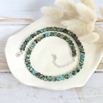 Choker Amore Turquesa africana 