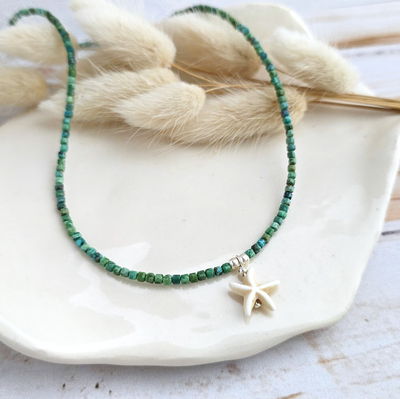 Choker Turquesa Estrella