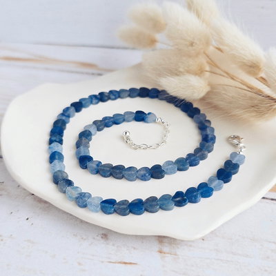 Choker Amore Aventurina azul 