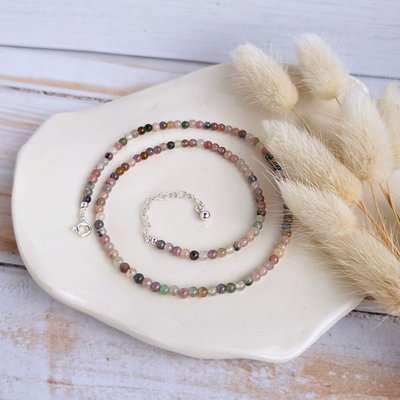 Choker Aura Turmalina Sandía