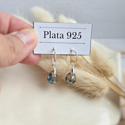 Aros gota tornasol arcoiris