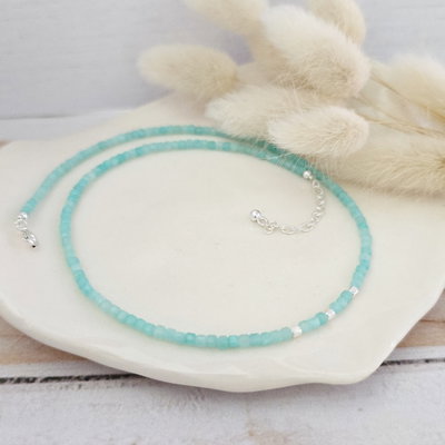 Choker Petra Amazonita