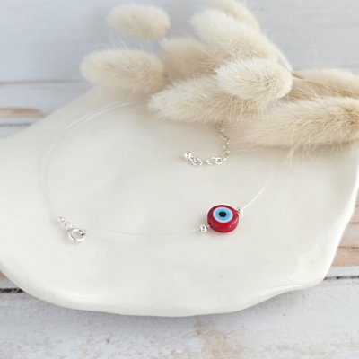 Choker Invisible Ojo turco 
