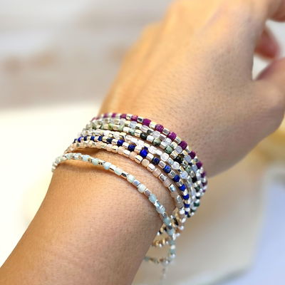 Pulsera Kubik piedras 