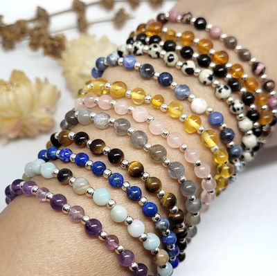 Pulsera Piedras deluxe con cierre