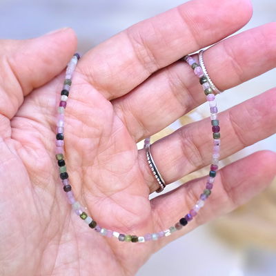 Choker Petra Turmalina sandía 