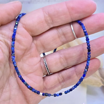 Choker Petra Lapislázuli 