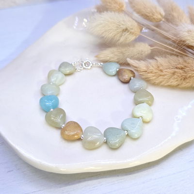 Pulsera Love Amazonita rusa