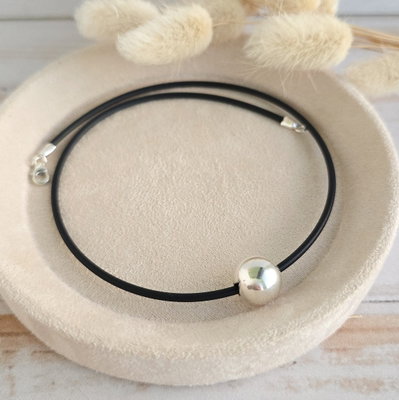 Collar Caucho Bola XL